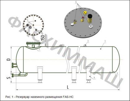 Резервуар наземного размещения FAS-НС